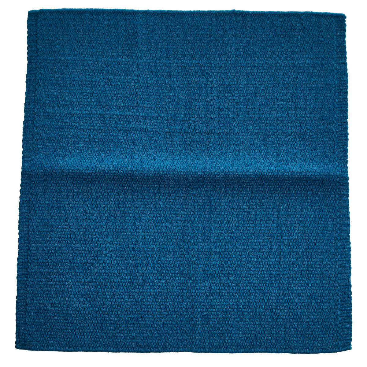 1314-100 San Juan Solid Ocean Blue 36x34 New Zealand Wool Saddle Blanket