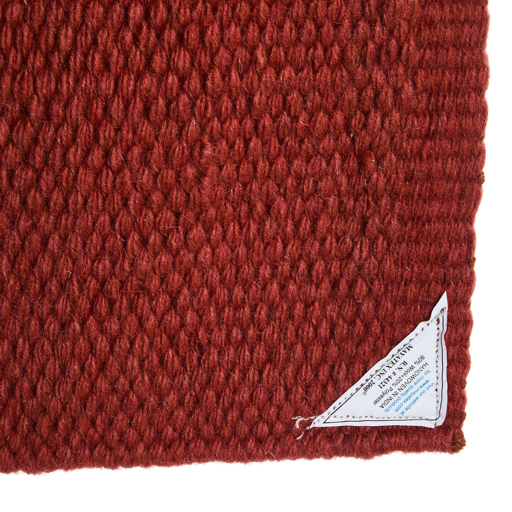 1314-94 San Juan Solid Tabasco 36x34 New Zealand Wool Saddle Blanket