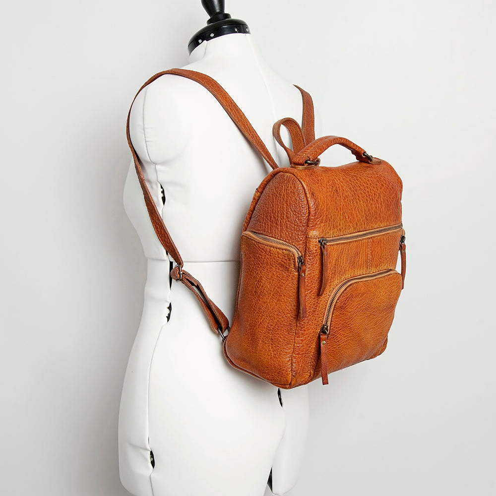 Never Mind Nmbgz125B Backpack Vintage Handmade Genuine Cowhide Leather Women Bag Western Handbag Purse