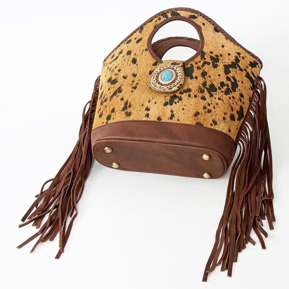 American Darling ADBGD158 clutch Hair-On Genuine Leather Women Bag Western Handbag Purse