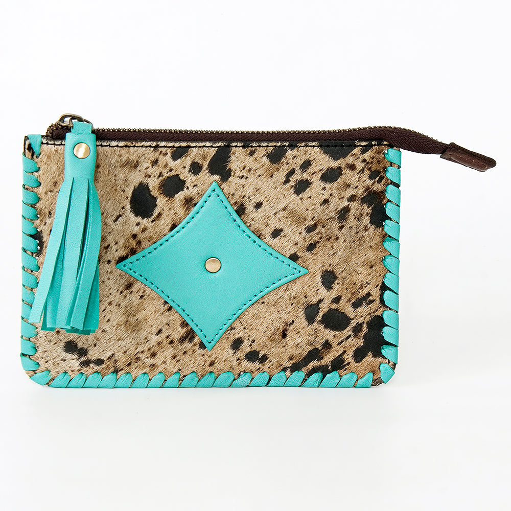 American Darling ADBGD165 Coin Purse Hair-On Genuine Leather Women Bag Western Handbag Purse