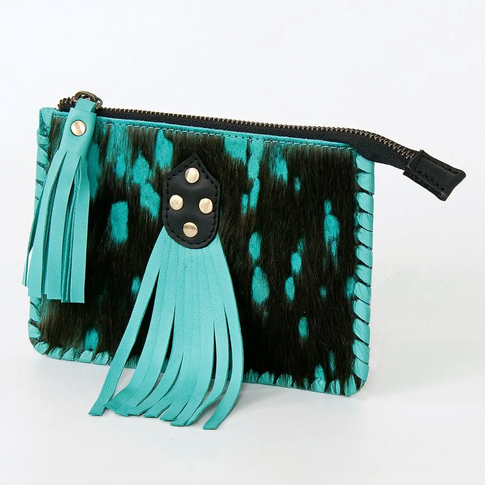 American Darling ADBGD169 Coin Purse Hair-On Genuine Leather Women Bag Western Handbag Purse