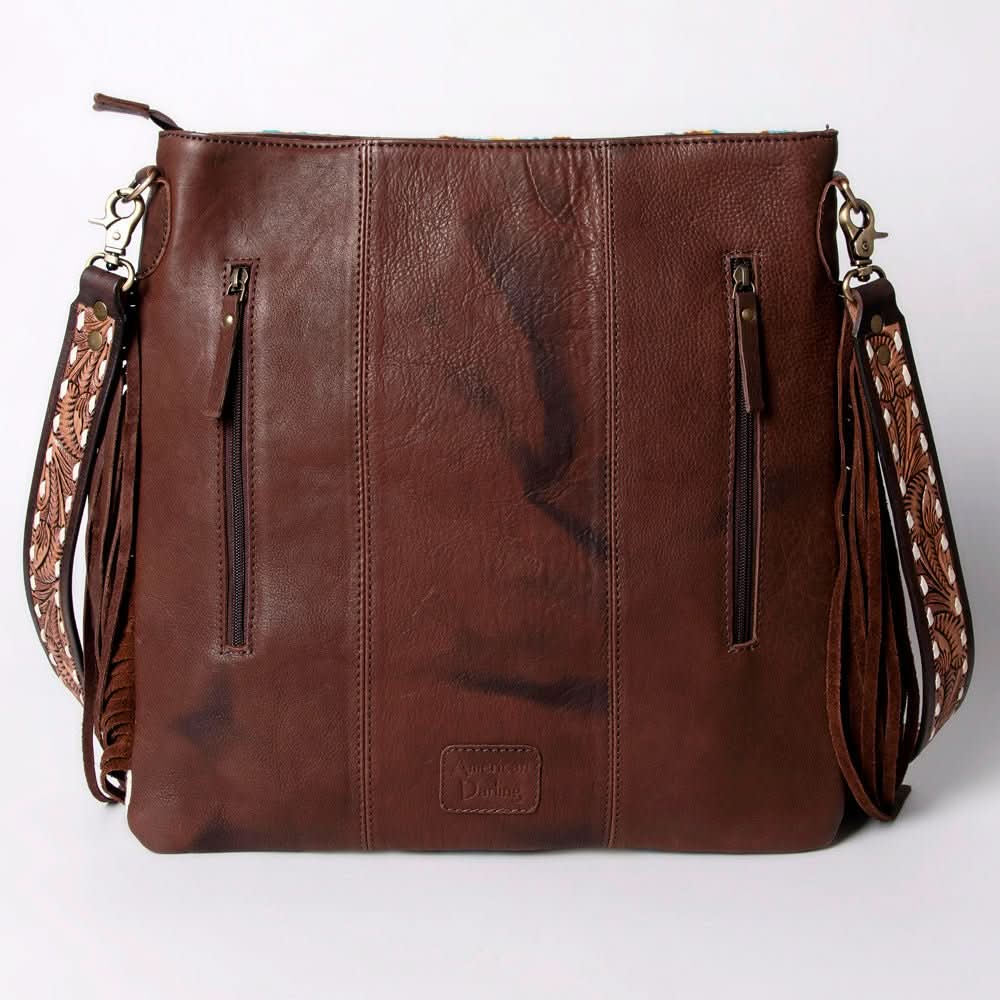 American Darling Messenger Saddle Blanket Genuine Leather women bag western handbag purse