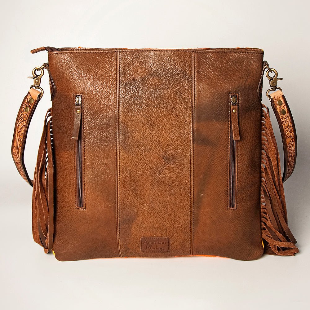 American Darling Large Crossbody Saddle Blanket Genuine Leather women bag western handbag purse