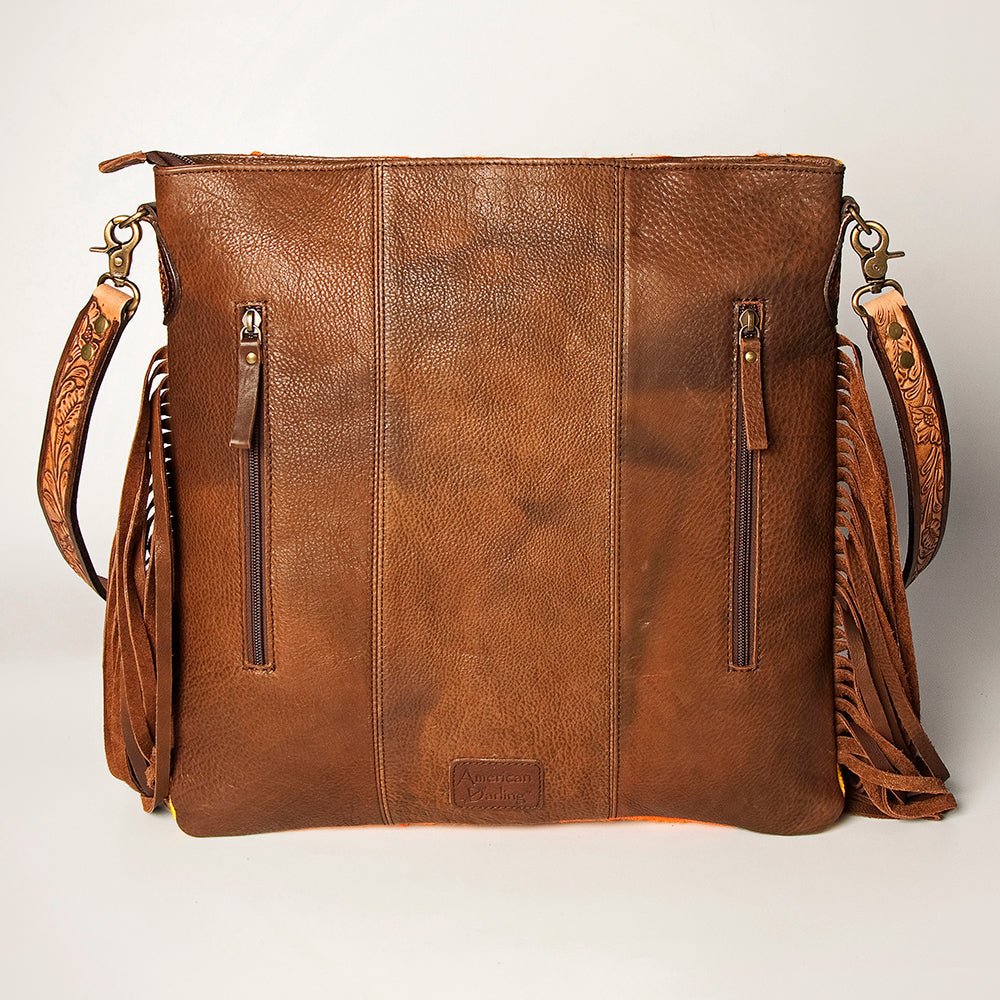 American Darling Large Crossbody Saddle Blanket Genuine Leather women bag western handbag purse