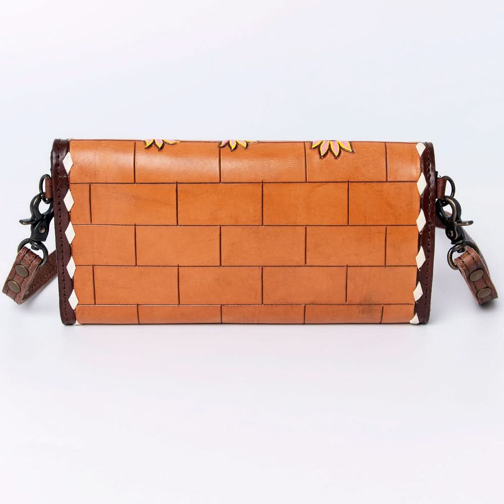 American Darling Wallet Hand Tooled Genuine Leather women bag western handbag purse