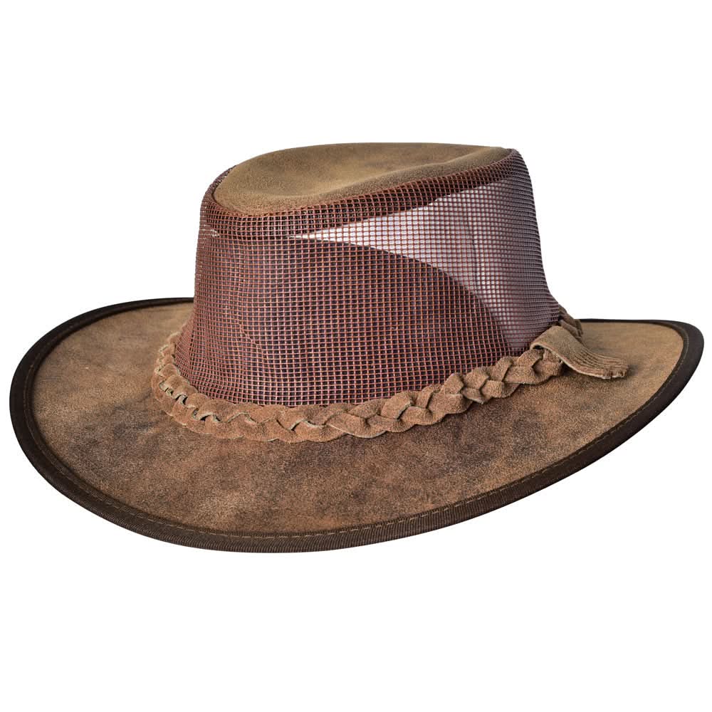 Crazy Horse Cow Suede Tan Cowboy Hat Hilason