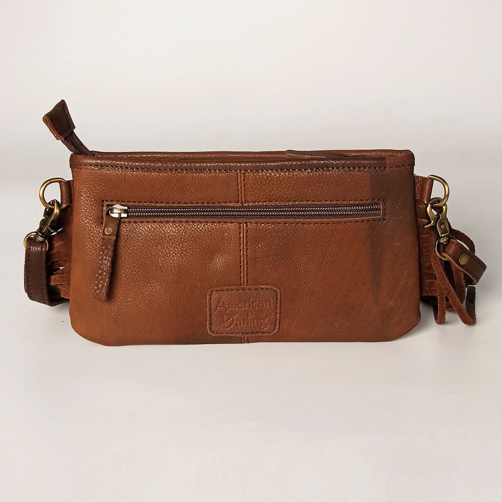 American Darling Small Crossbody Hand Tooled Saddle Blanket Genuine Leather Women Bag Western Handbag Purse