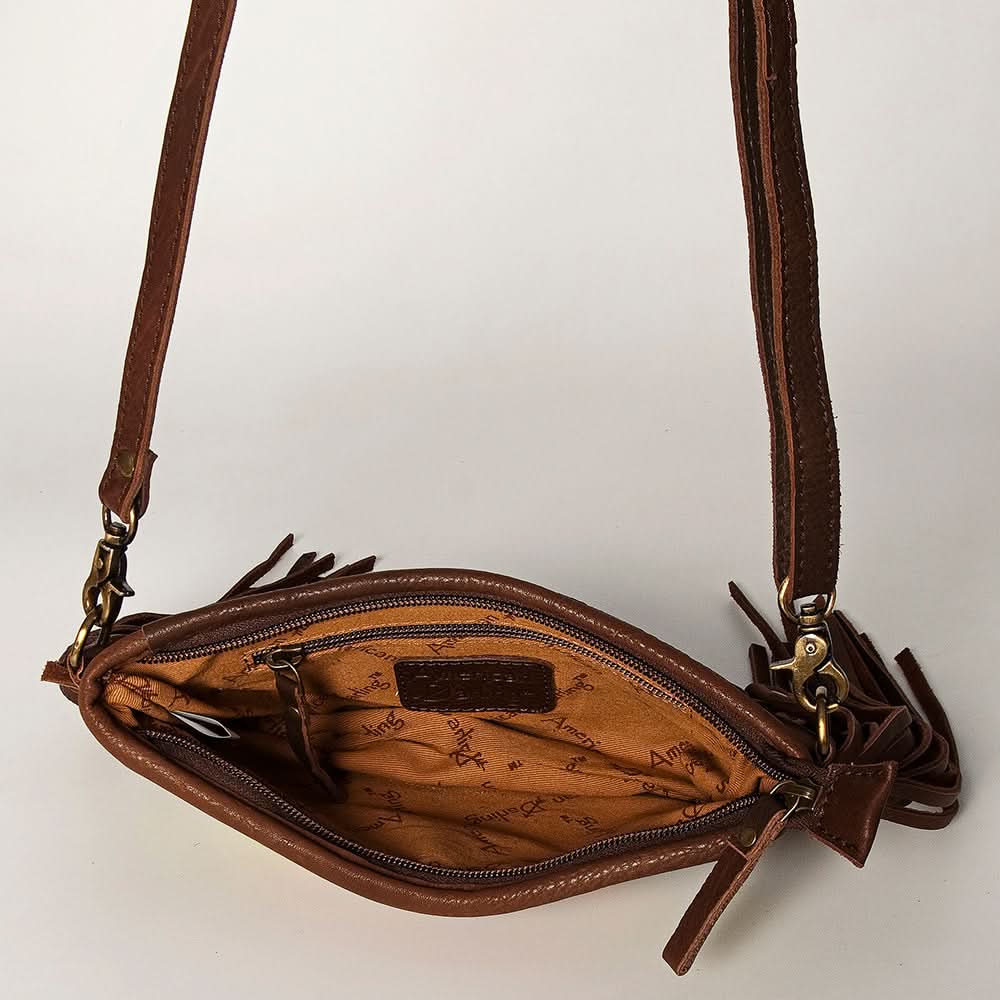 American Darling Small Crossbody Hand Tooled Saddle Blanket Genuine Leather Women Bag Western Handbag Purse