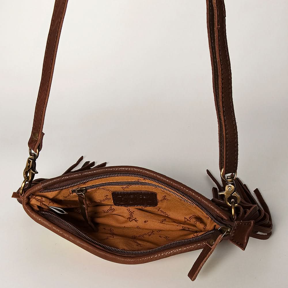 American Darling Small Crossbody Hand Tooled Saddle Blanket Genuine Leather Women Bag Western Handbag Purse