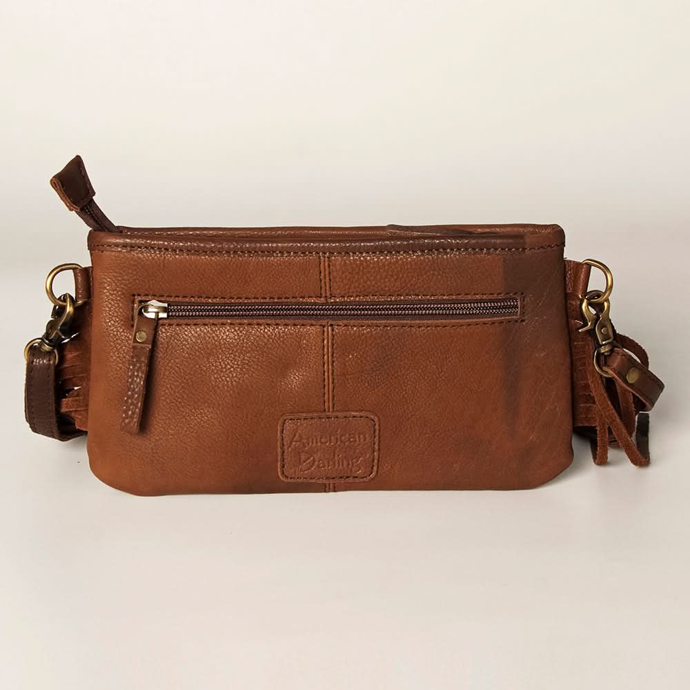 American Darling Small Crossbody Hand Tooled Saddle Blanket Genuine Leather Women Bag Western Handbag Purse