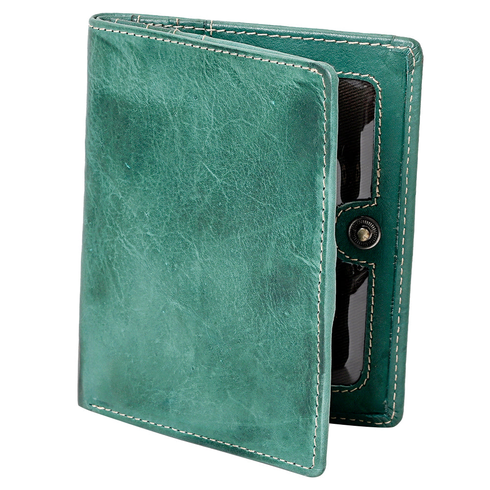 Never Mind Nmbgm128B Card-Holder Vintage Handmade Genuine Cowhide Leather Women Bag Western Handbag Purse