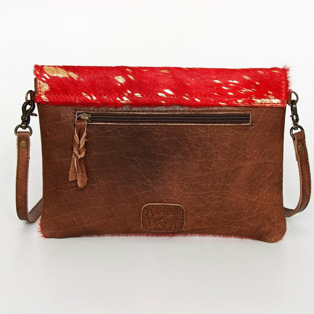 American Darling ADBGS178AU Envelope Hair-On Genuine Leather Women Bag Western Handbag Purse