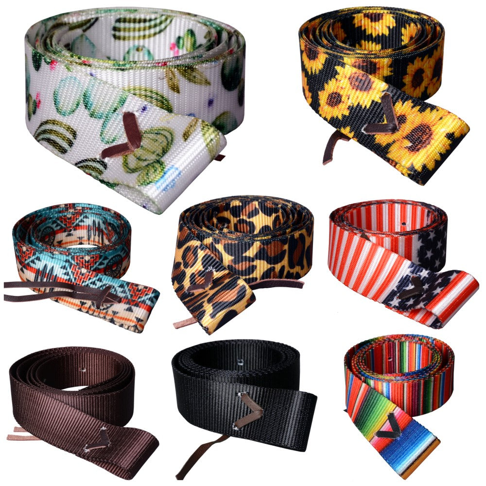 HILASON Fashion Prints 6 Feet Nylon Tie Strap | Horse tie strap | Nylon tie strap | Horse cinch strap | Western saddle tie strap | Durable horse tie strap | Adjustable horse tie strap