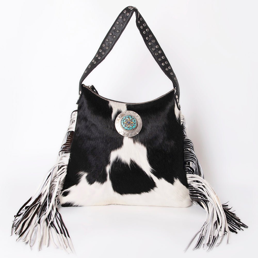 American Darling Hobo Hair-On Genuine Leather Women Bag Western Handbag Purse