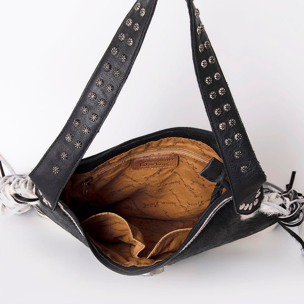 American Darling Hobo Hair-On Genuine Leather Women Bag Western Handbag Purse