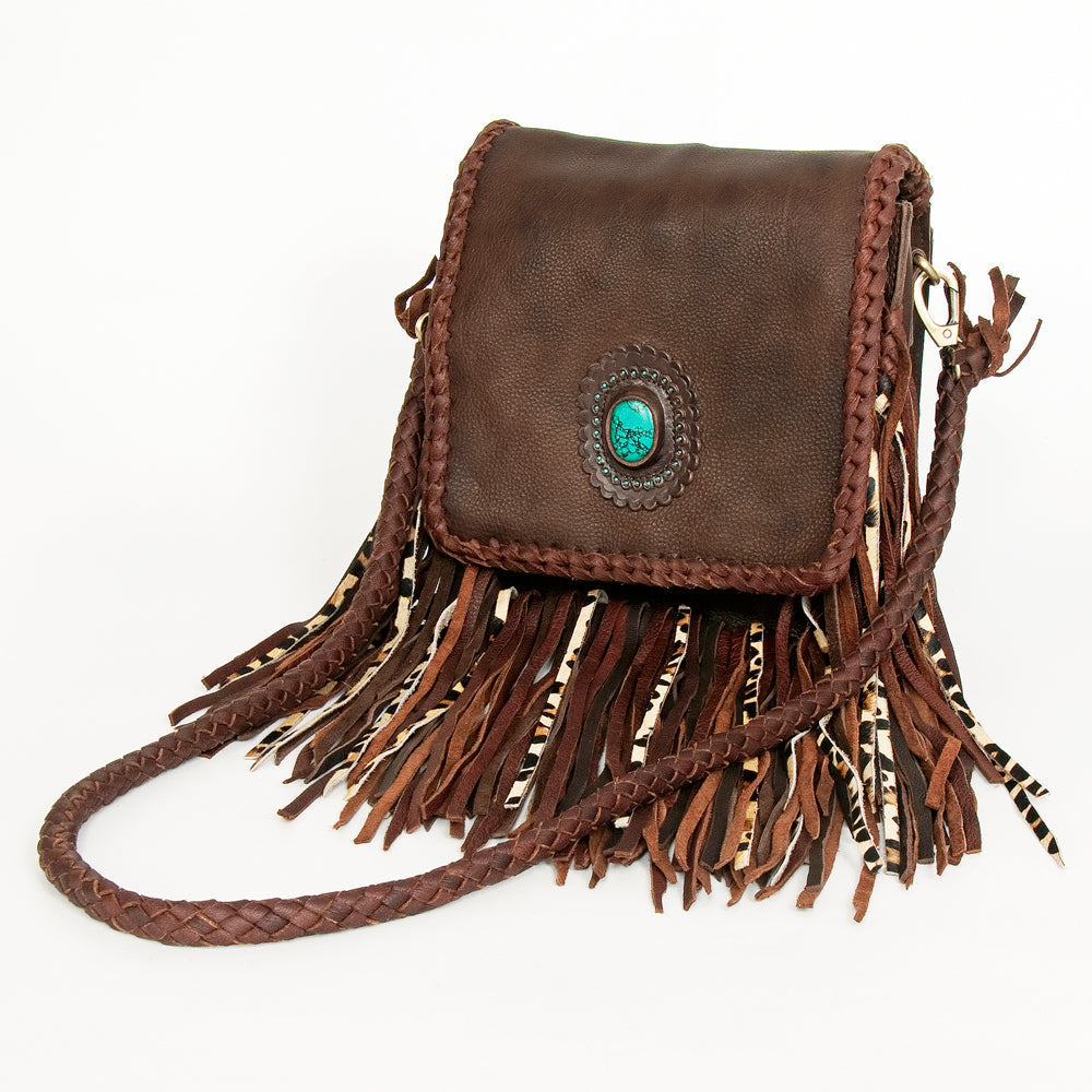 American Darling Messenger Genuine Leather Women Bag Western Handbag Purse