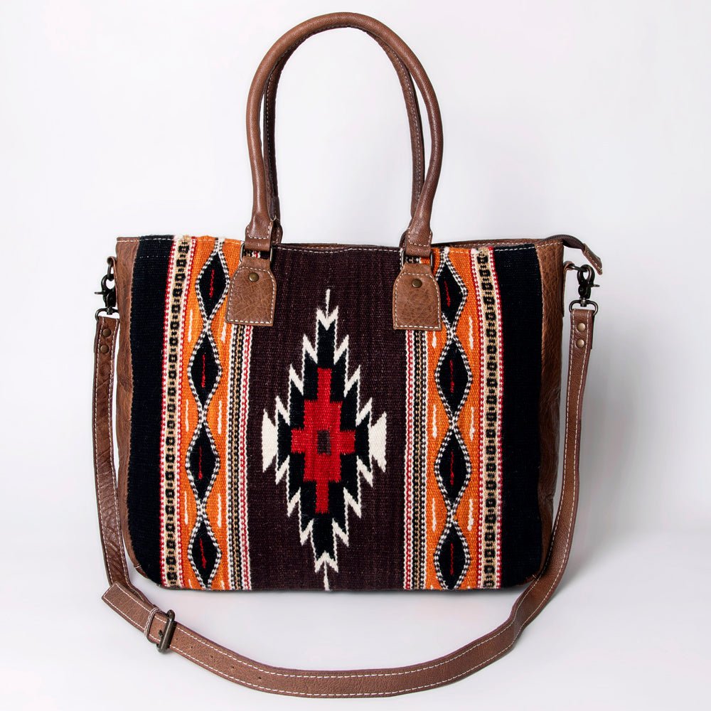 American Darling Tote Saddle Blanket Genuine Leather women bag western handbag purse