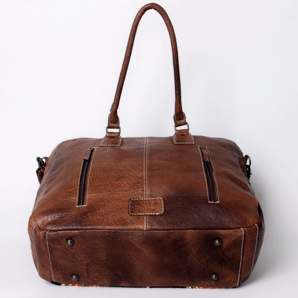 American Darling Tote Saddle Blanket Genuine Leather women bag western handbag purse