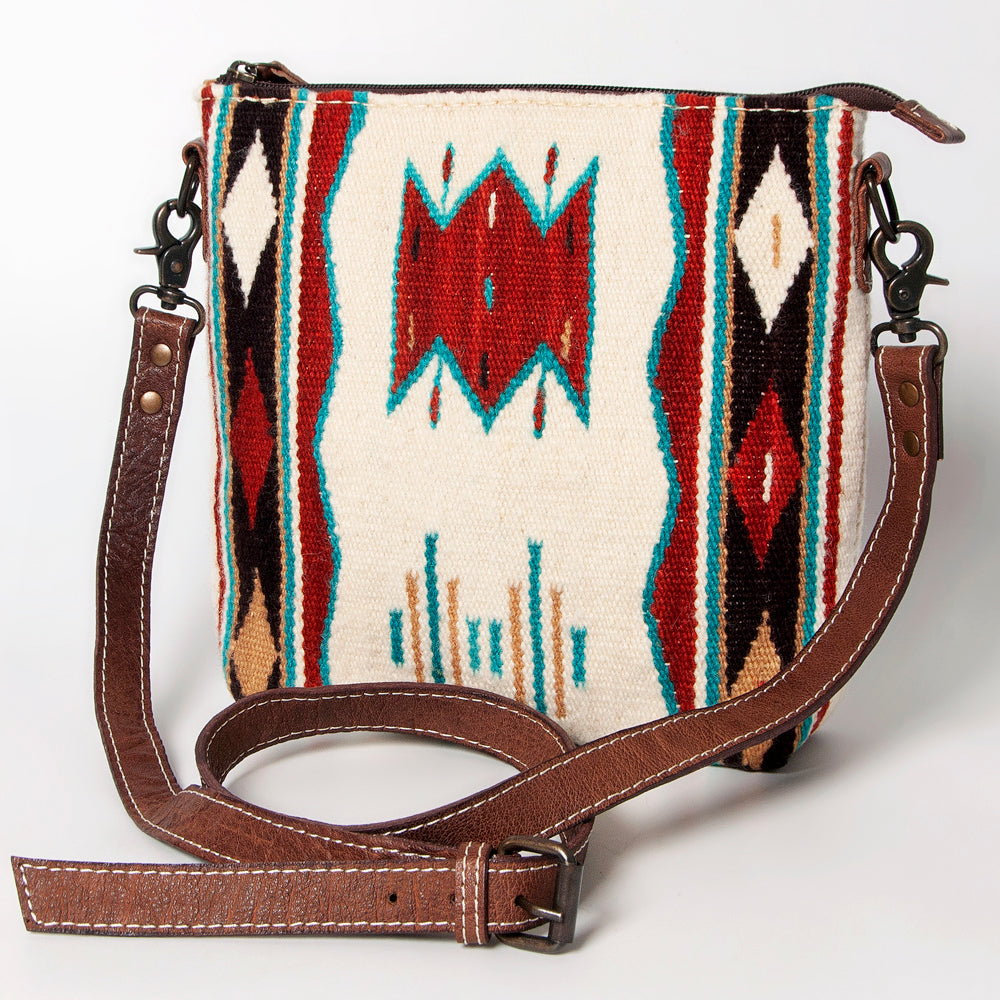 American Darling ADBG1006A Large Crossbody Saddle Blanket Genuine Leather women bag western handbag purse