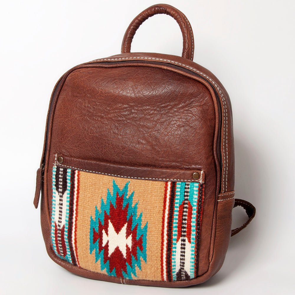 American Darling Backpack Saddle Blanket Genuine Leather women bag western handbag purse