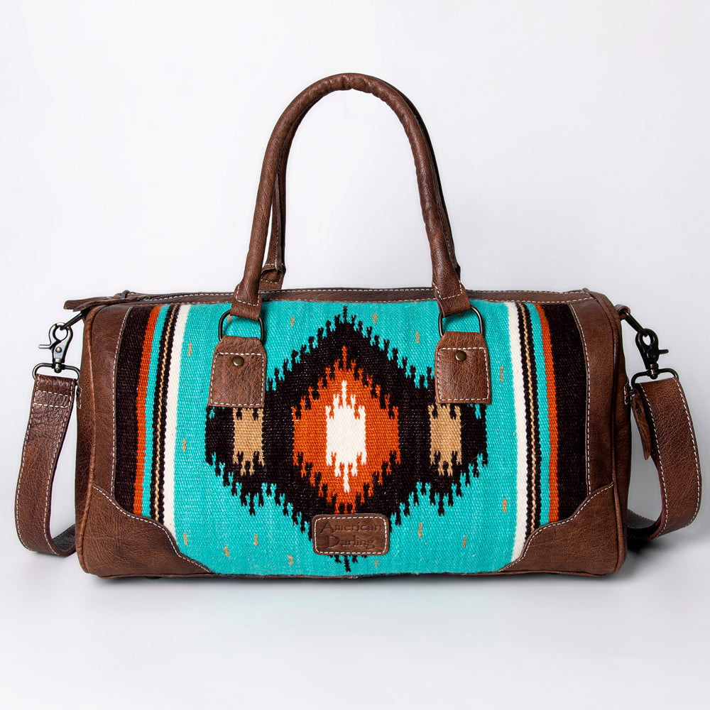 American Darling Duffel Saddle Blanket Genuine Leather women bag western handbag purse