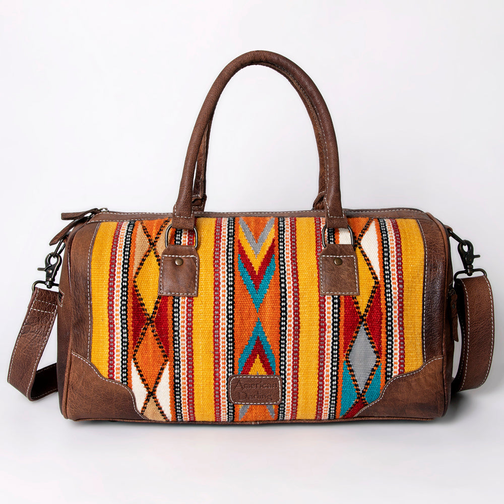 American Darling Duffel Saddle Blanket Genuine Leather women bag western handbag purse