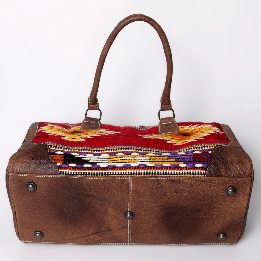 American Darling Duffel Saddle Blanket Genuine Leather women bag western handbag purse