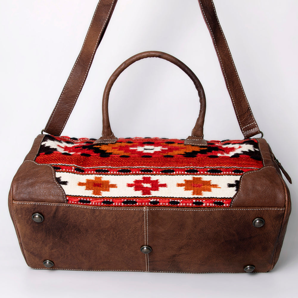 American Darling Duffel Saddle Blanket Genuine Leather women bag western handbag purse