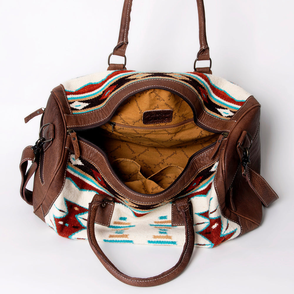 American Darling Duffel Saddle Blanket Genuine Leather women bag western handbag purse