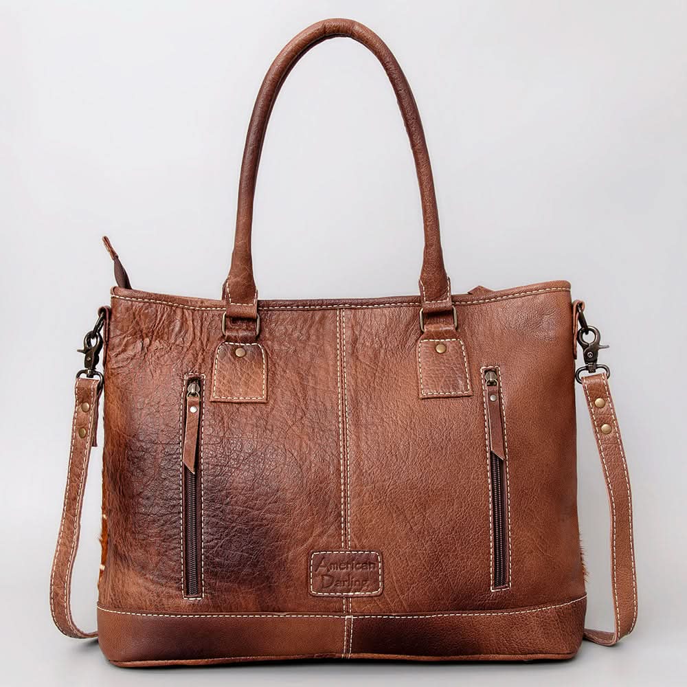 American Darling ADBG1022A Hobo Hair-On Genuine Leather women bag western handbag purse