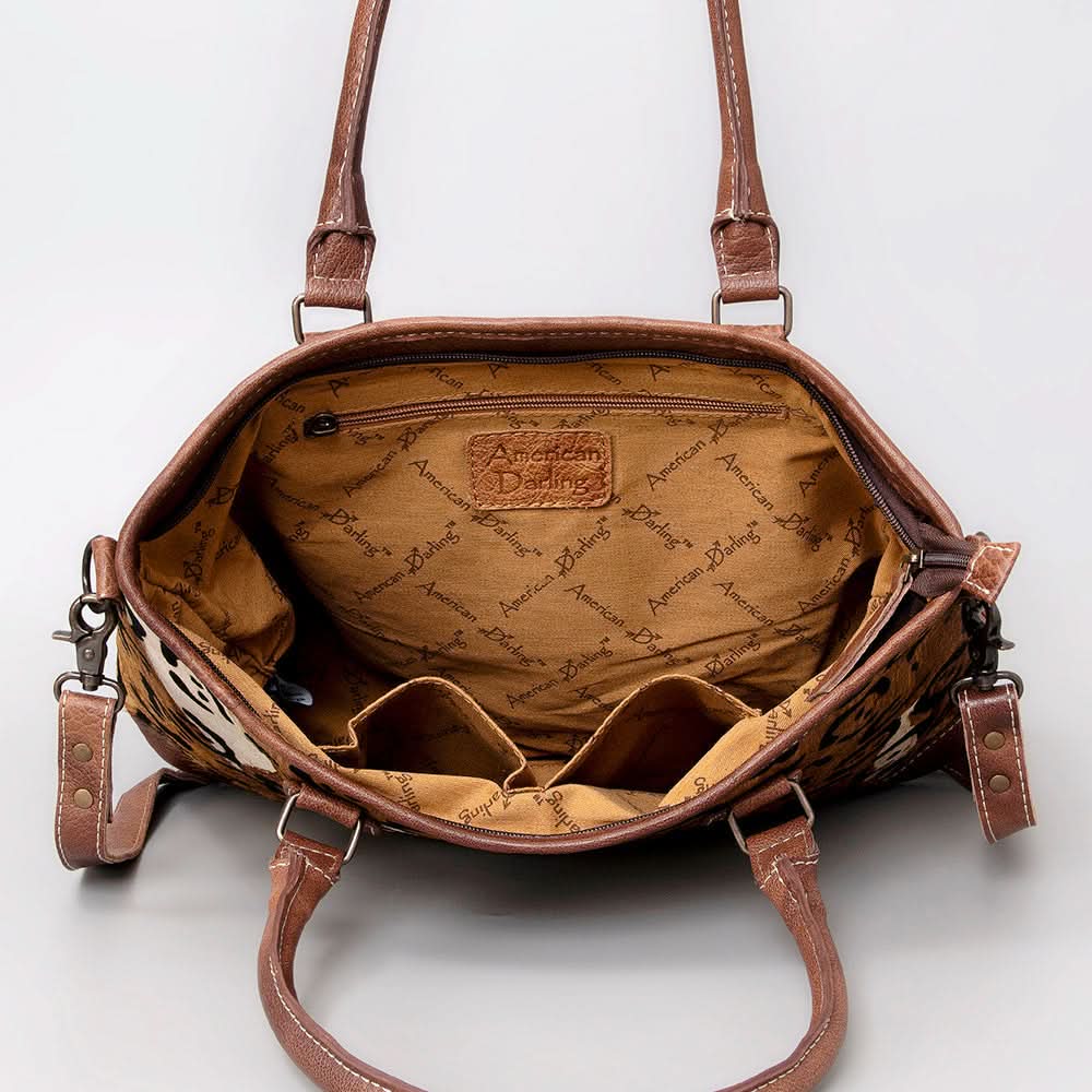 American Darling ADBG1022A Hobo Hair-On Genuine Leather women bag western handbag purse
