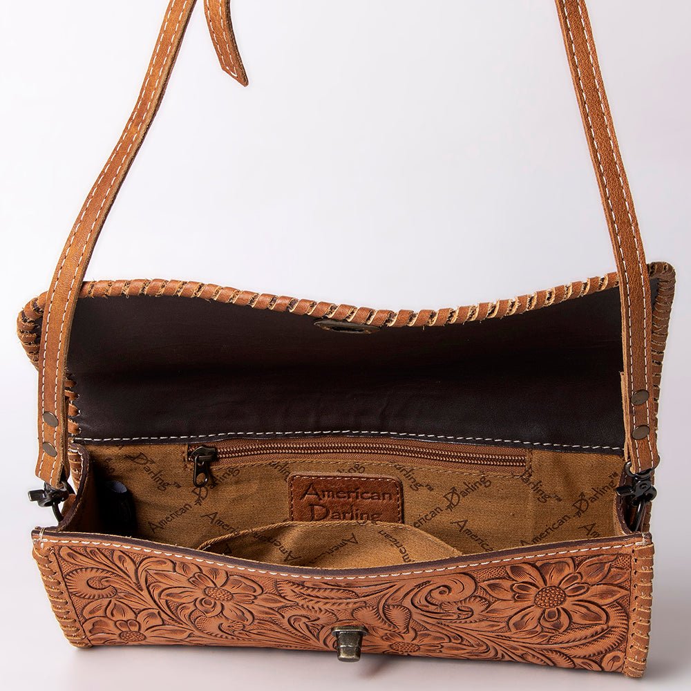 American Darling Wallet Hand Tooled Genuine Leather women bag western handbag purse