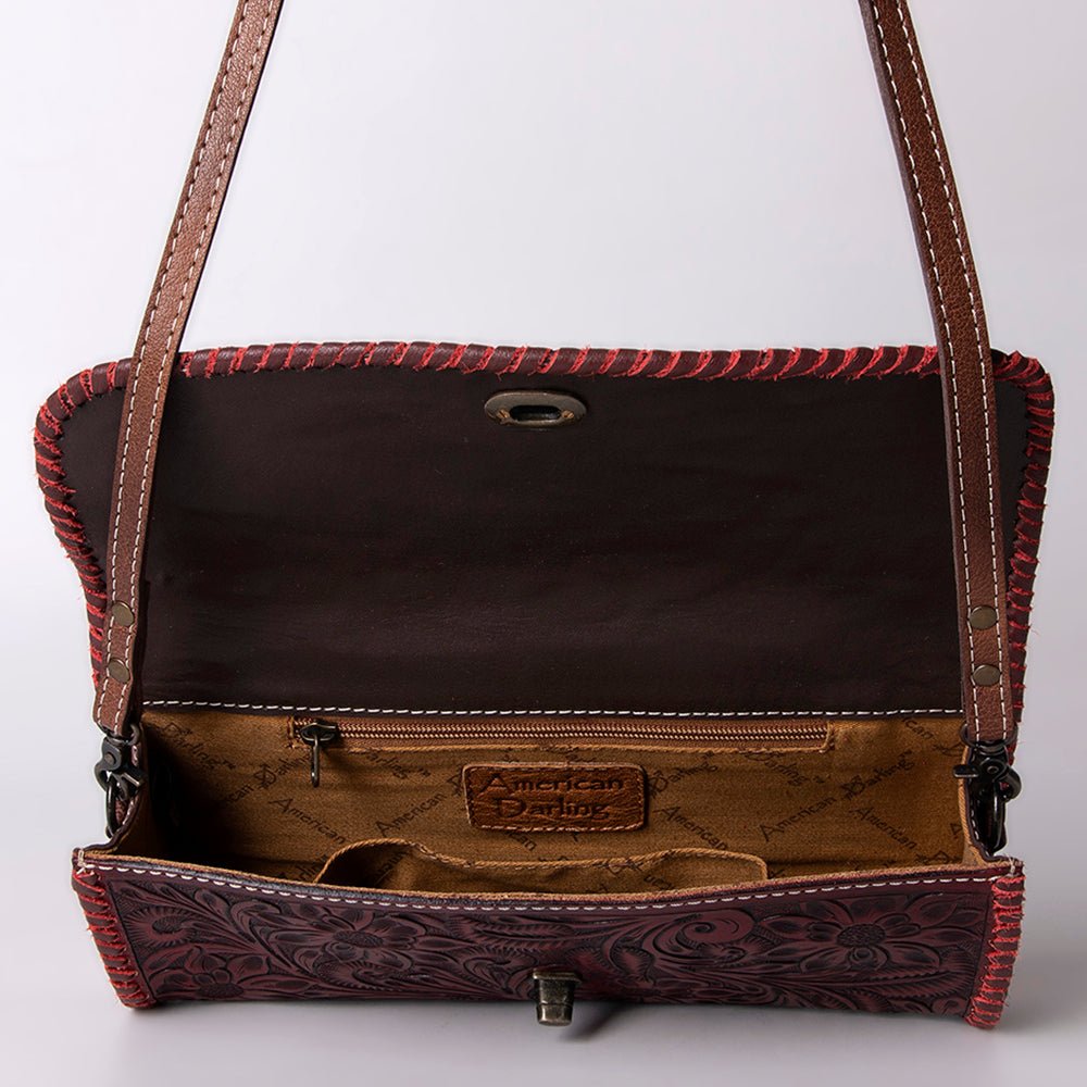 American Darling Wallet Hand Tooled Genuine Leather women bag western handbag purse