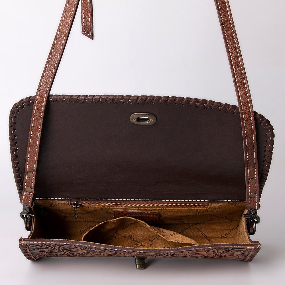 American Darling Wallet Hand Tooled Genuine Leather women bag western handbag purse