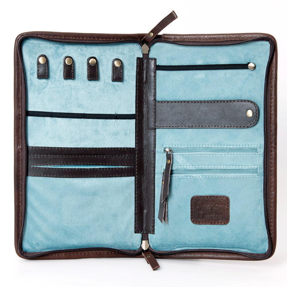 American Darling Hand Tooled Hair On Genuine Leather Women Bag Western Handbag Purse