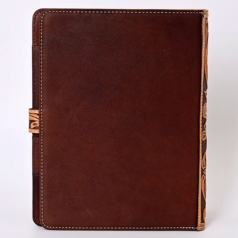 American Darling Portfolio Bag Hand Tooled Crocodile embossed Genuine Leather women bag western handbag purse