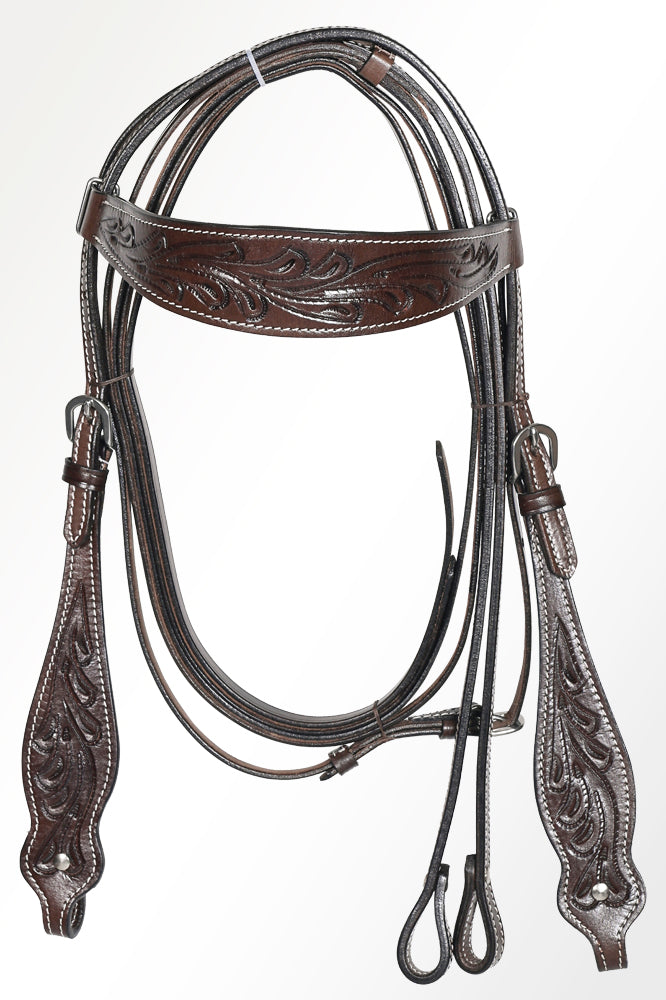 Comfytack Western Horse Barrel Racing Trail Saddle Tack Set Genuine Leather