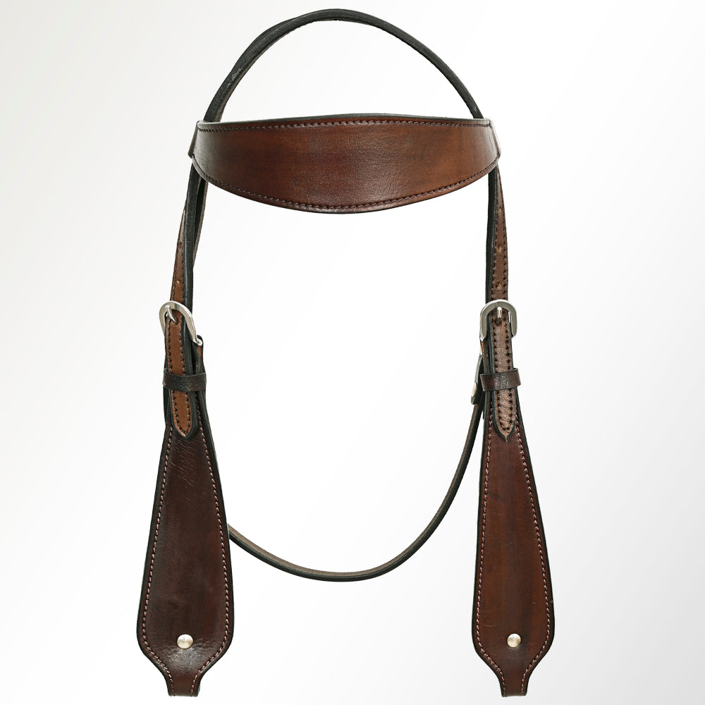 Comfytack Western Horse Barrel Racing Trail Pleasure  American Leather Saddle Tack Set With Reins Brown