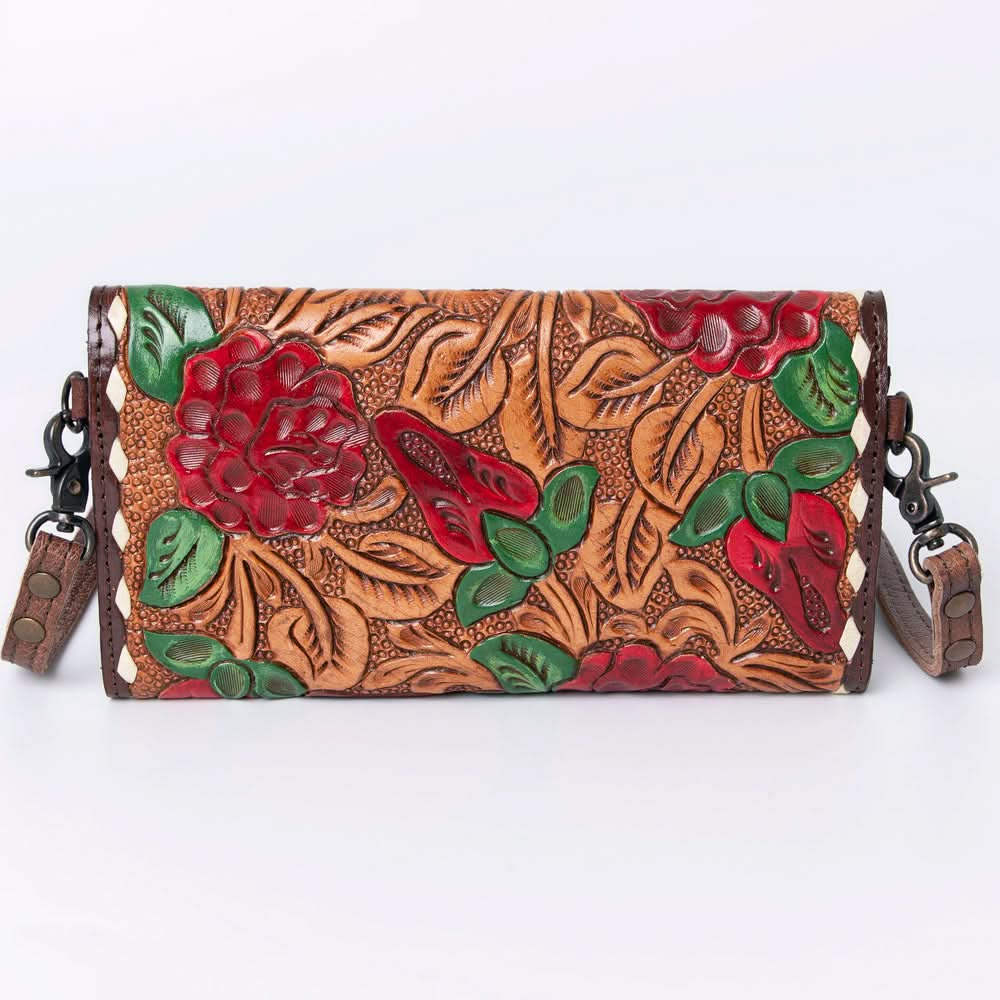 American Darling Wallet Hand Tooled Genuine Leather women bag western handbag purse
