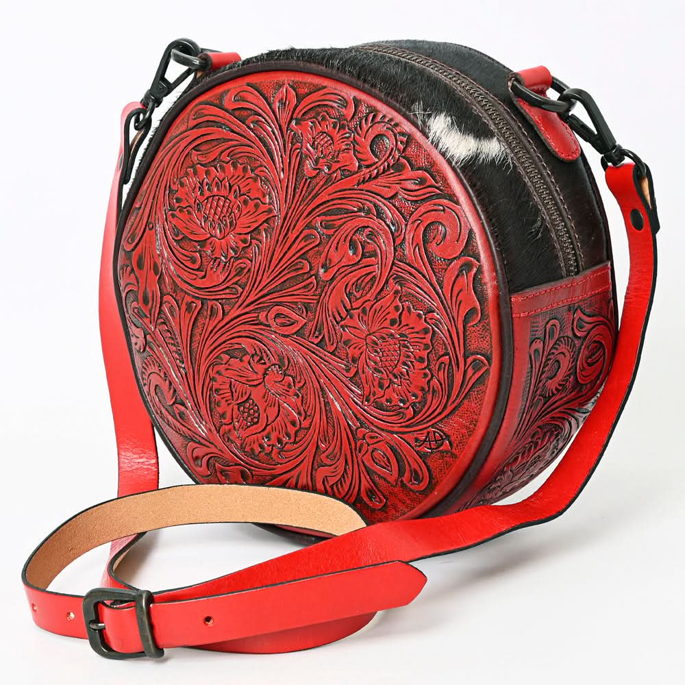 American Darling Hand Tooled Genuine Leather Women Bag Western Handbag Purse