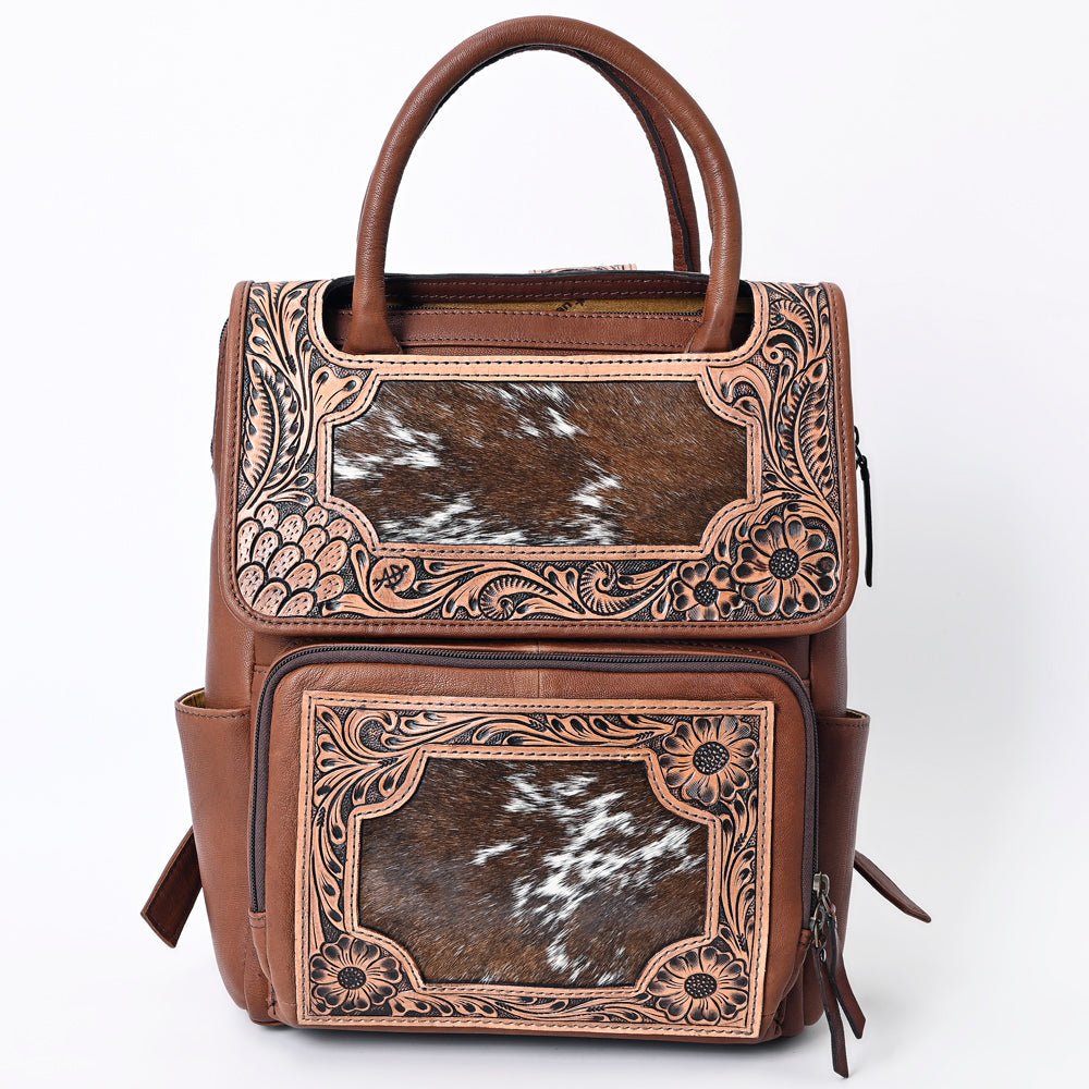 American Darling Backpack Hand Tooled Crocodile embossed Genuine Leather women bag western handbag purse