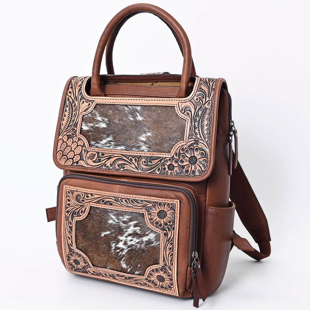 American Darling Backpack Hand Tooled Crocodile embossed Genuine Leather women bag western handbag purse
