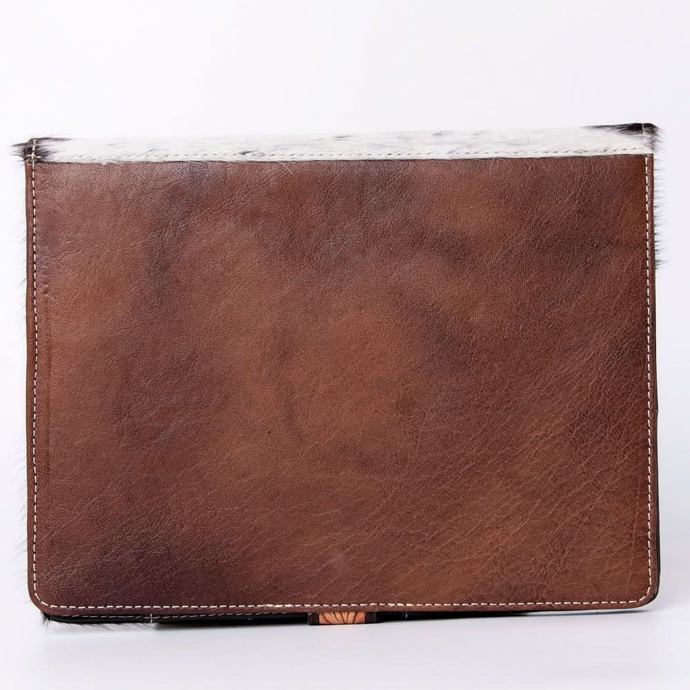 American Darling Portfolio Bag Hand Tooled Crocodile embossed Genuine Leather women bag western handbag purse