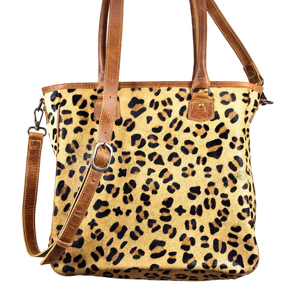 American Darling ADBG201BKW Tote Hair On Genuine Leather Women Bag Western Handbag Purse