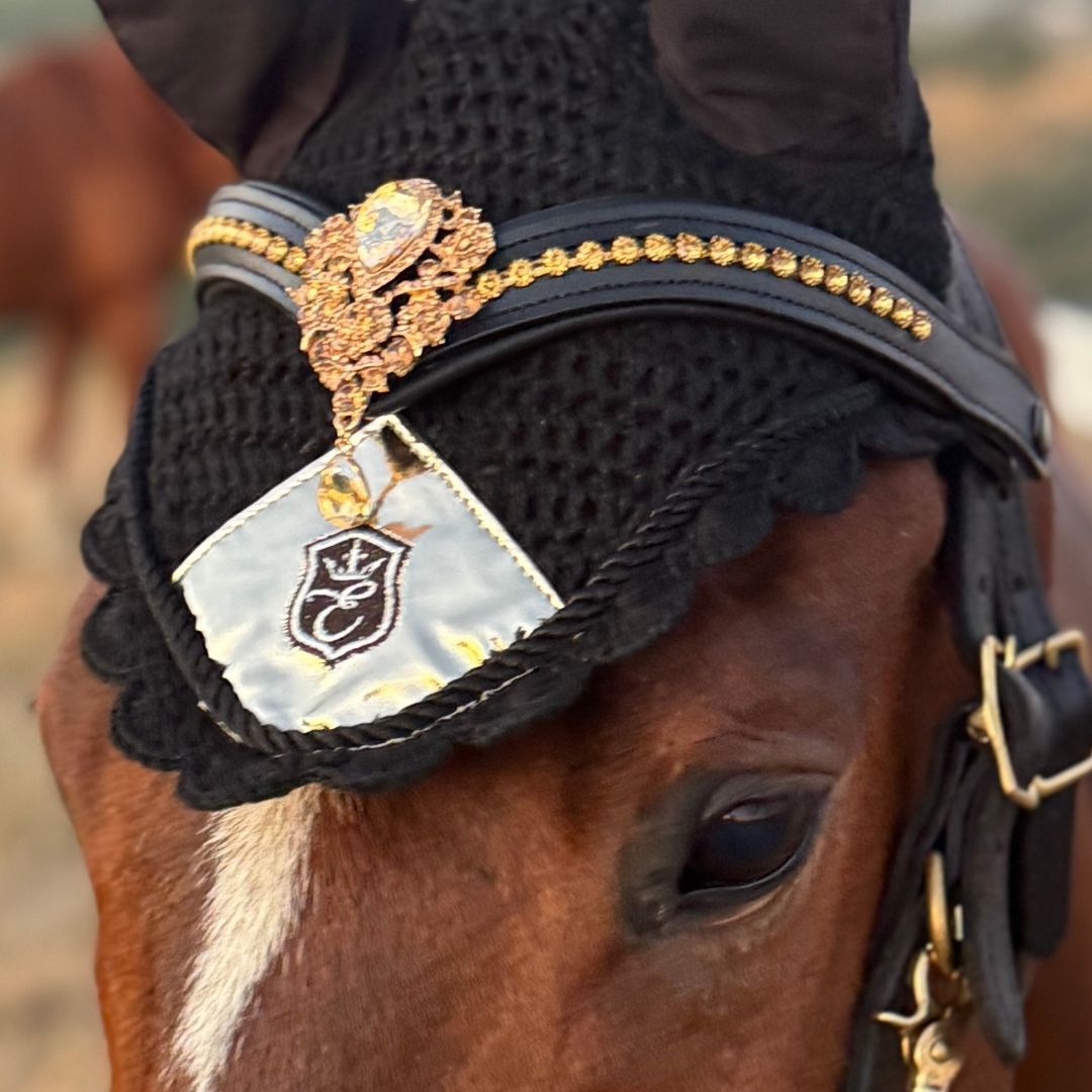 Champagne Ultra Bling Horse Browband