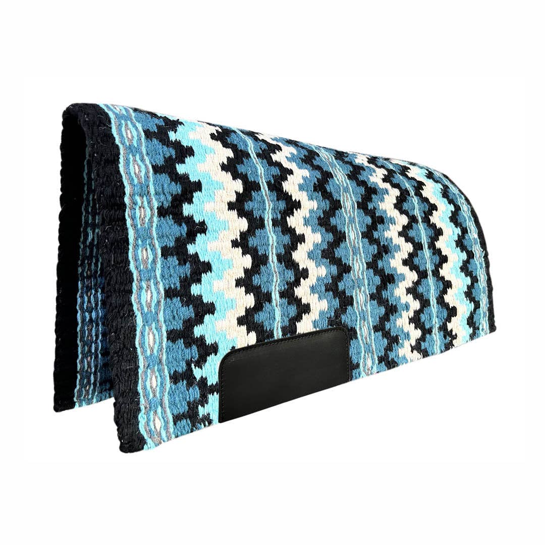 TuffRider Double Weave Western Saddle Blanket 34" X 40": Multi-009 / 34x40