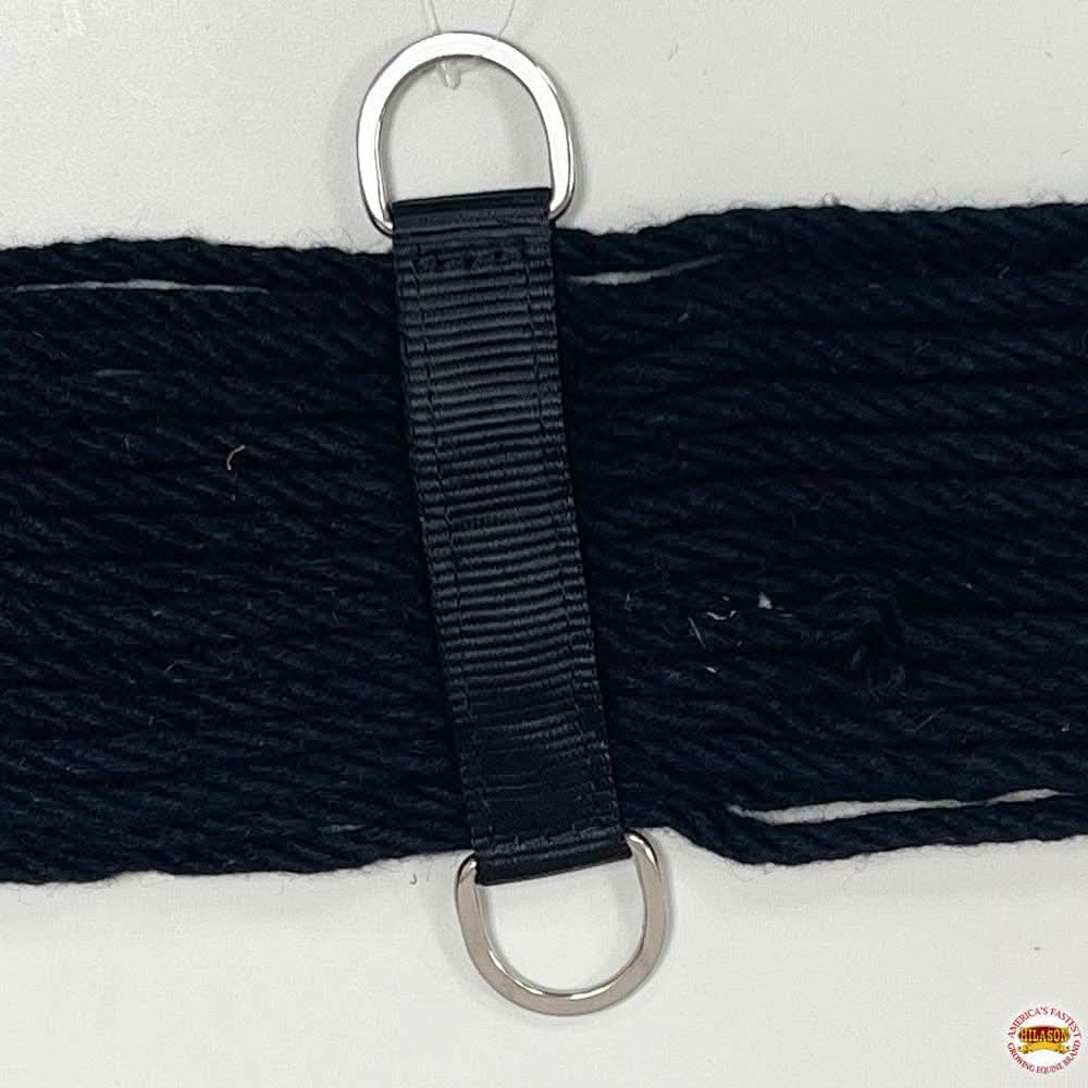 Horse Western 27 Strand Double Weave Black Roper Cinch