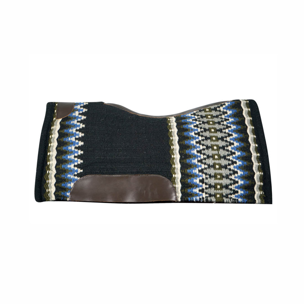 TuffRider Contoured Double Weave Western Saddle Pad- Black