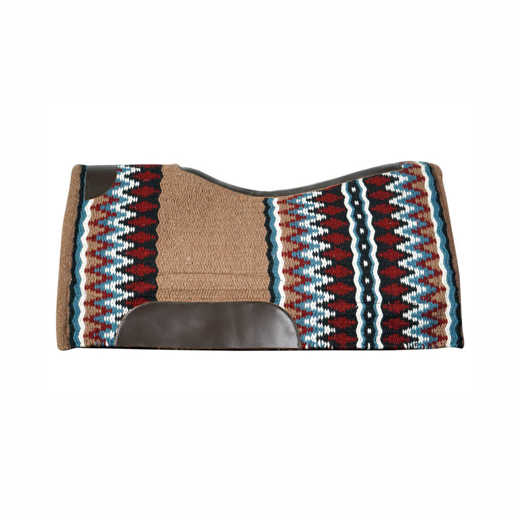 TuffRider Contoured Double Weave Western Saddle Pad- Brown